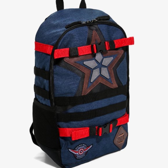 Marvel The Falcon And The Winter Soldier Star Backpack - Picture 2 of 12
